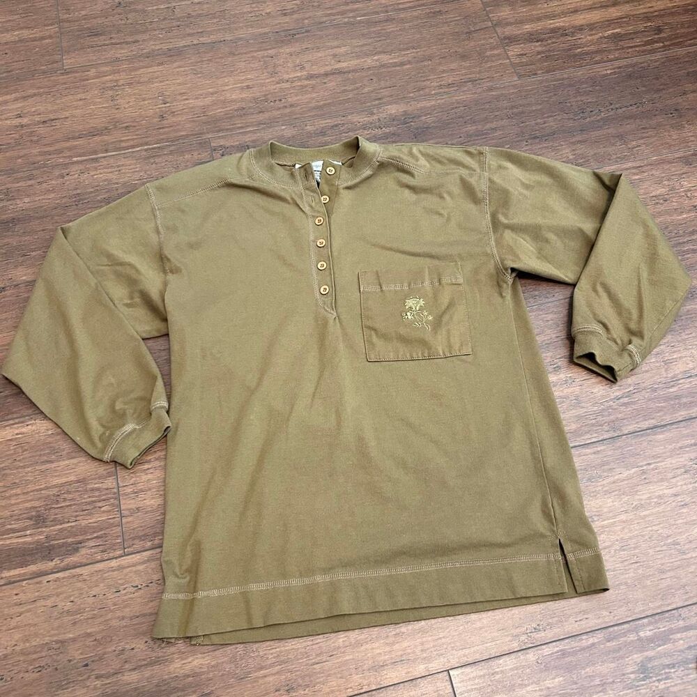 Women's Khaki and Green Shirt
